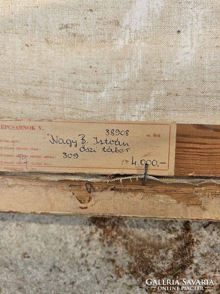 Nagy B. István szignóval ellátott festmény