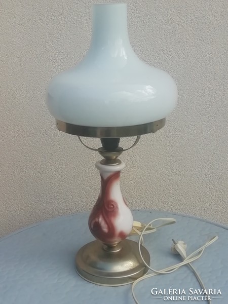 Retro lüszter stílusú asztali lámpa