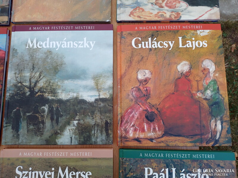 A magyar festészet mesterei: Paál László, Székely Bertalan, Szinyei Merse, Mednyánszky, Szőnyi...