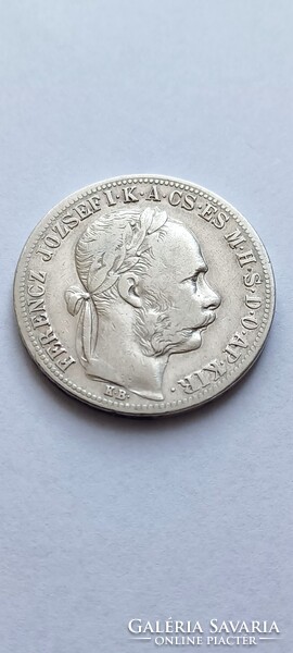 Ferenc József Ezüst 1 Forint 1883 KB. ( Ag.: 900)