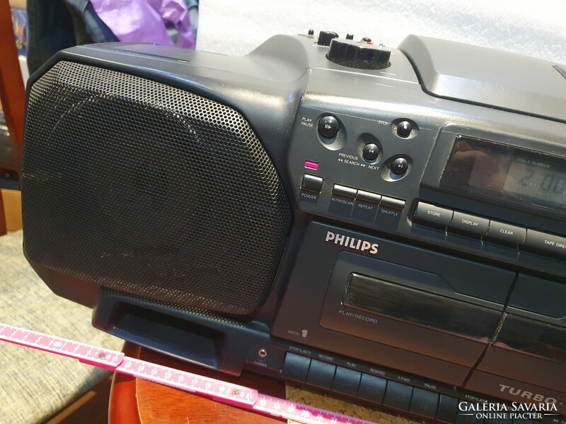 Retro Philips AZ8304/20 rádiósmagnó kazetta boombox sétálómagnó hi-fi 30