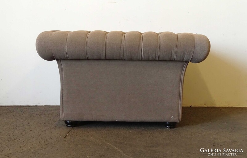 1V911 Mid century hatalmas drapp design klubfotel