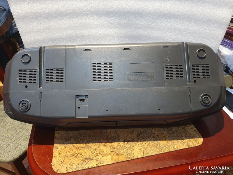 Retro Sanyo MCDZ61L rádiósmagnó kazetta boombox sétálómagnó hi-fi 21