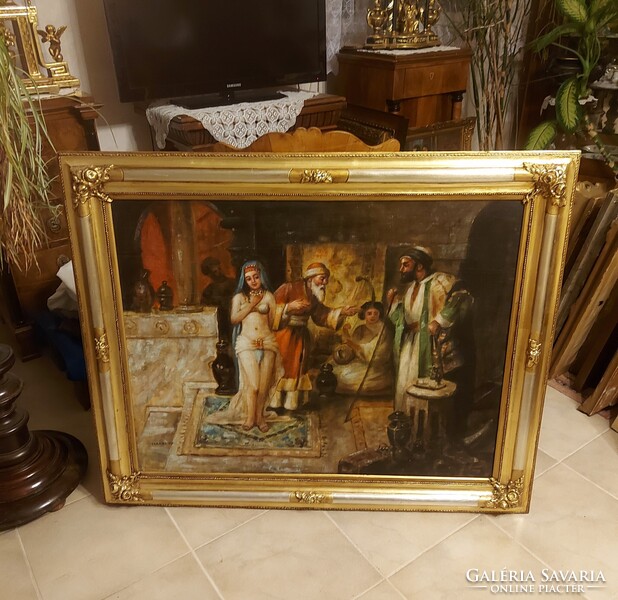 Tornai Gyula antik festménye leányvásár!