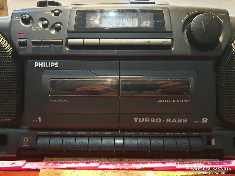 Retro Philips AZ8304/20 rádiósmagnó kazetta boombox sétálómagnó hi-fi 30