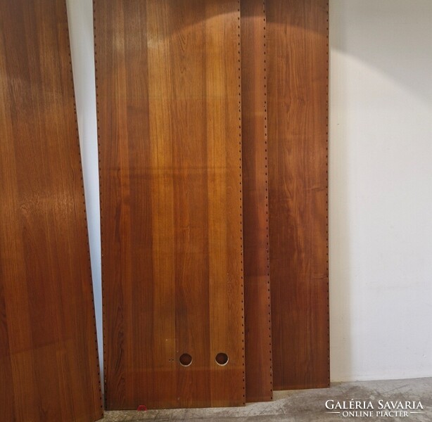 Vintage, mid century modern dán teak falpanel, Poul Cadovius, több darab Cado System