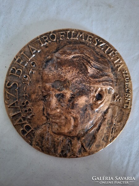 Kalmár Márton: Balázs Béla 1884-1949 Bronz