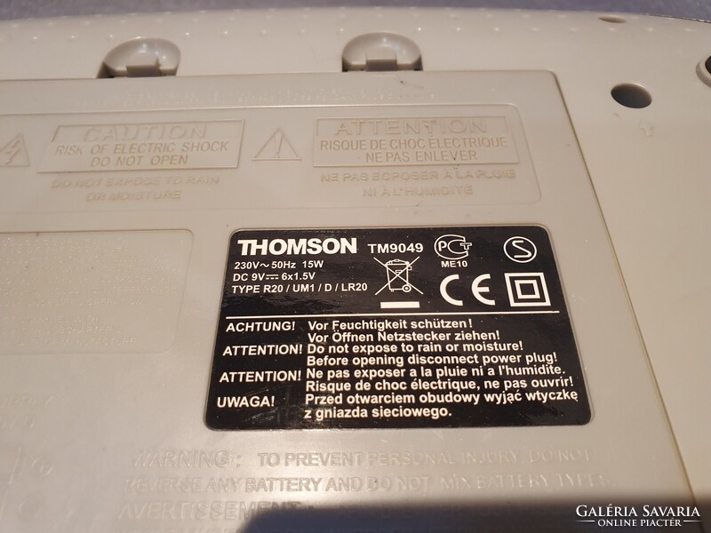 Retro Thomson TM9049 rádiósmagnó kazetta boombox sétálómagnó hi-fi 25