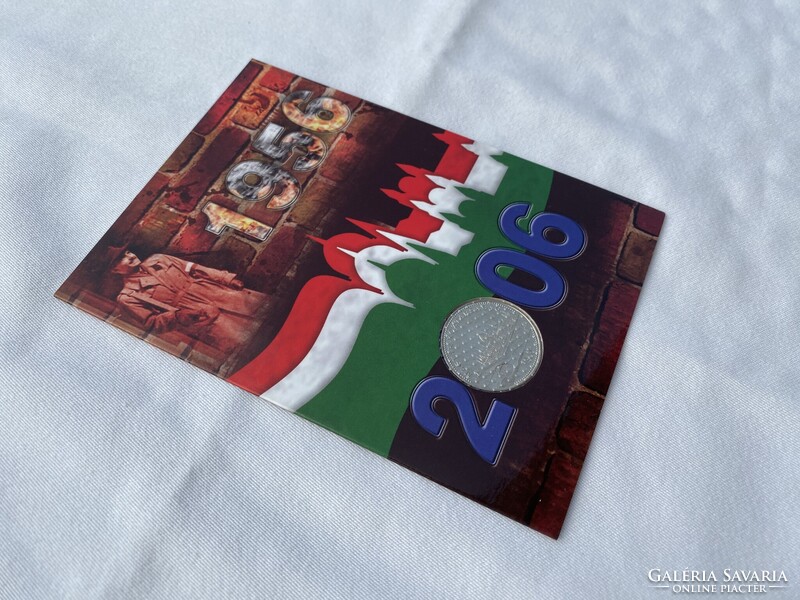 Az 1956-os magyar forradalom 50. évfordulója bliszter 1956-os UNC 50 Forintossal