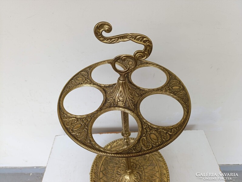 Antik esernyőtartó öntöttvas öntött sárgaréz esernyő sétapálca tartó 906 3010