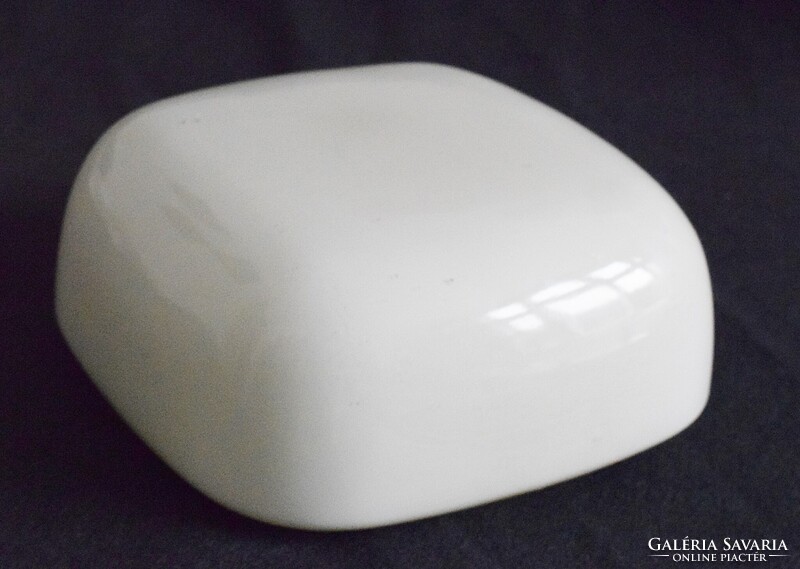 Fali , mennyezeti lámpa , art-deco üveg búra , fém lámpatest , 20 x 20 x 9 cm