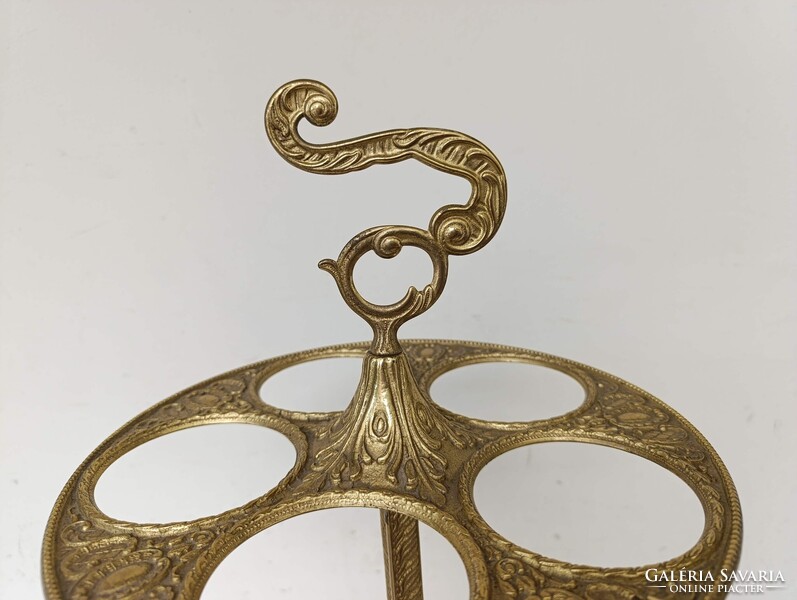 Antik esernyőtartó öntöttvas öntött sárgaréz esernyő sétapálca tartó 906 3010