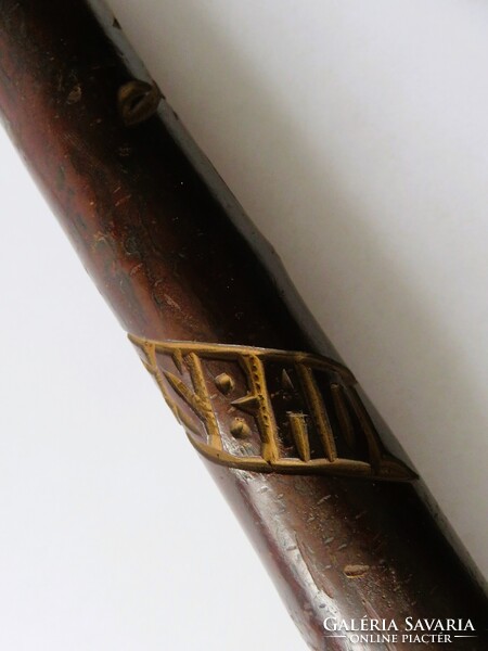 Monarchiás Herkulesfürdő.Herkulesbad Faragott Cseresznyefa Hatalmas Souvenir Szipka