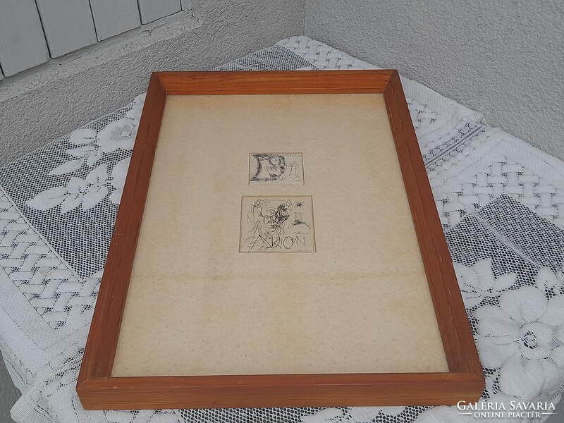 1,-Ft Szász Endre: ARION 2 db tusrajz