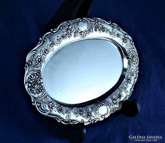 Charming, antique, silver tray, German, ca. 1890!!!
