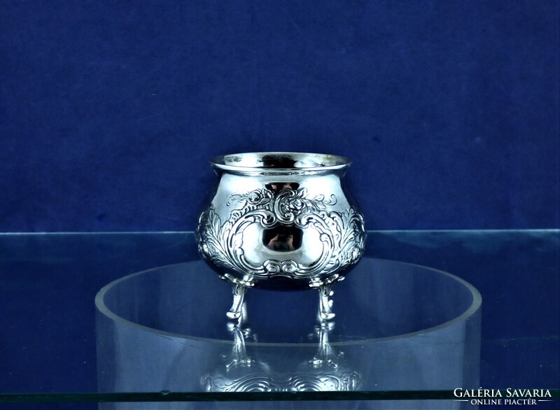 Charming, antique, silver sugar bowl, German, ca. 1890!!!