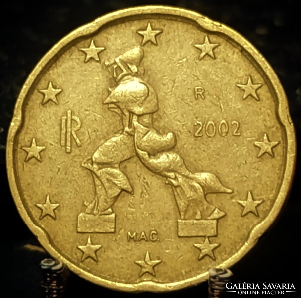 Olaszország 20 euro cent, 2002 A09E1