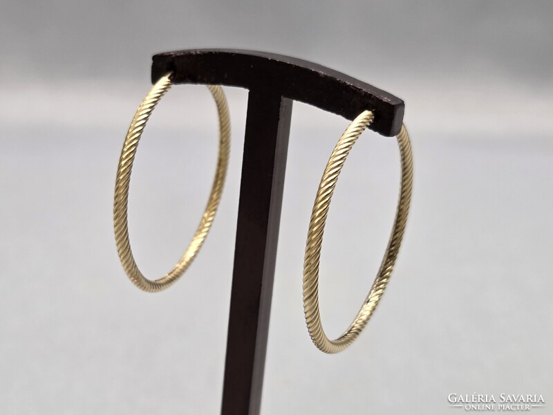 14 K arany karika fülbevaló 1,58 g