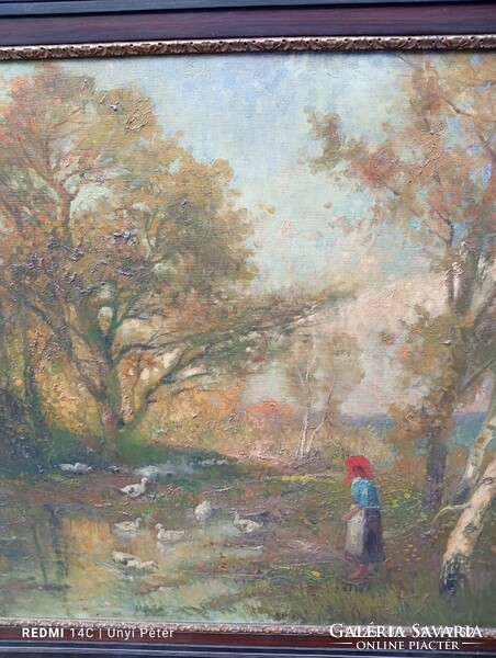 Kasznár Ring Jenő óriási festménye