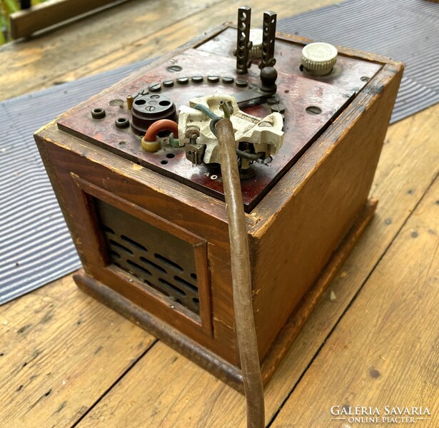 Antik régi detektoros rádió? trafó, műszaki régiség