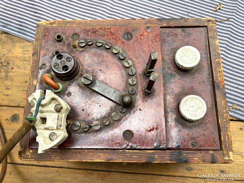 Antik régi detektoros rádió? trafó, műszaki régiség