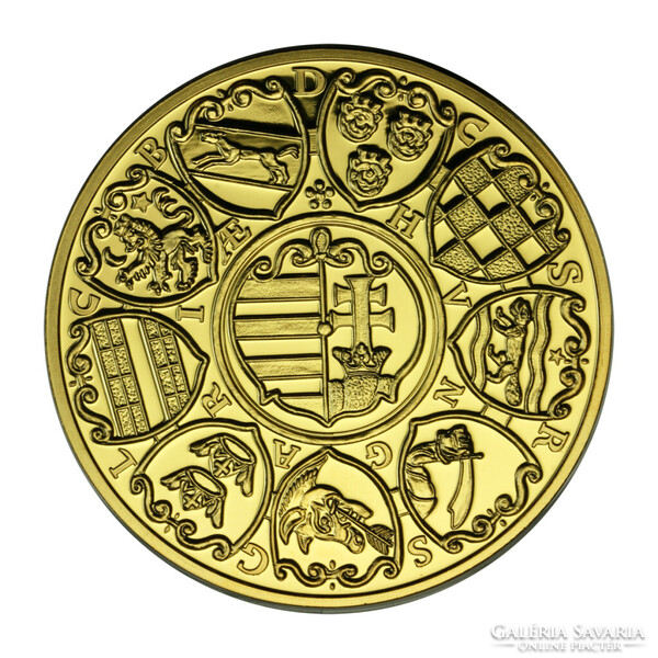 Magyar Aranyóriások sorozat II. Mátyás 6 Aranydukát 1608 UV