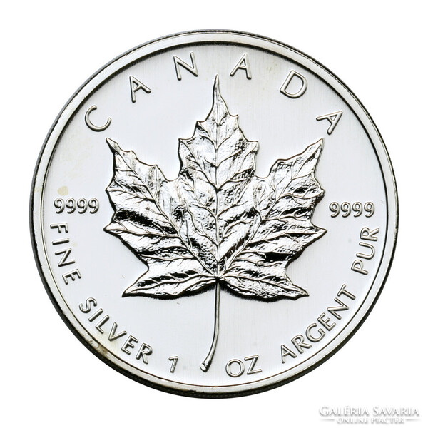 Kanada 5 Dollár 2007 1 UNCIA színezüst Maple Leaf