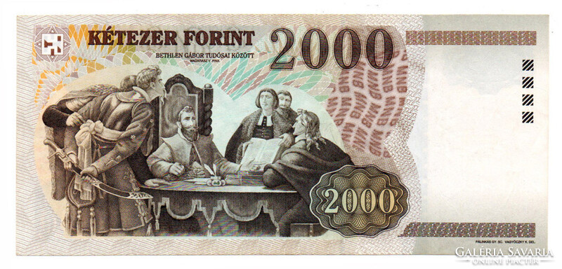 2000 Forint Bankjegy 1998 CG gVF