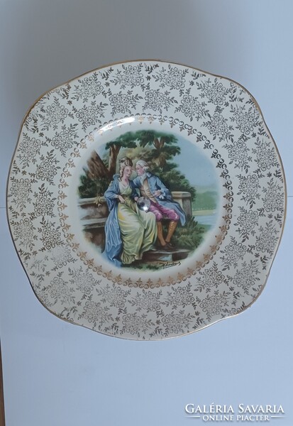 Angol, Jelzett, Porcelán kínáló / Asztalközép, Ritkább