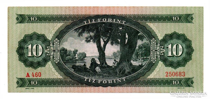 10 Forint Bankjegy 1949 aEF