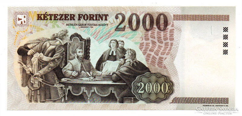 2000 Forint Bankjegy 1998 CE EF, hajtatlan