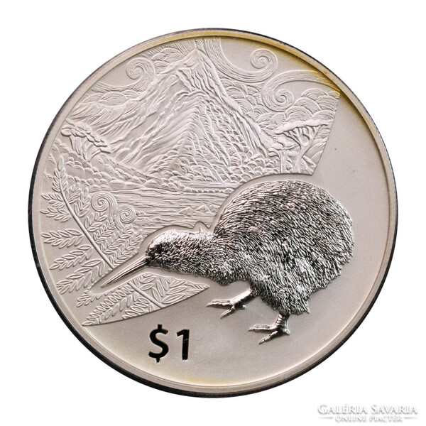 Új-Zéland 1 Dollár 2014 Kiwi Mitre Peak bliszter 1 UNCIA ezüst