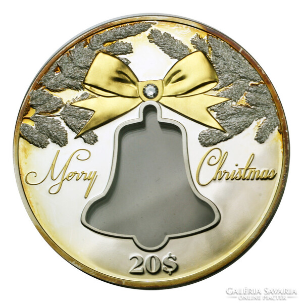 Kiribati 20 Dollár 2013 Christmas Bell 2 UNCIA ezüst érem szett