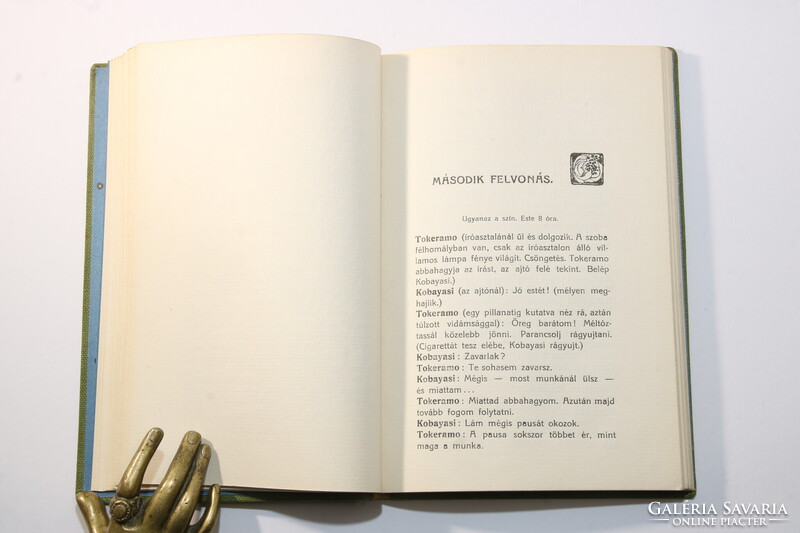 1910 Nyugat könyvei szecessziós Falus Elek kötés Lengyel Menyhért Taifun Első kiadás !!