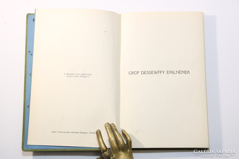 1910 Nyugat könyvei szecessziós Falus Elek kötés Lengyel Menyhért Taifun Első kiadás !!