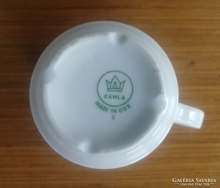 Kahla bögre, csésze,  lapostányér _ Made in GDR