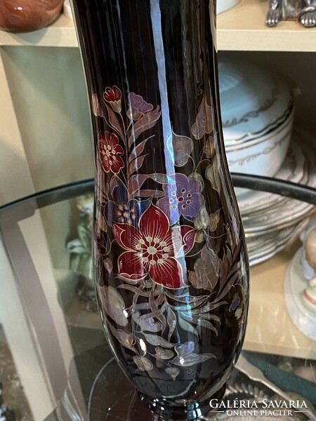 Zsolnay többtüzű eozin váza