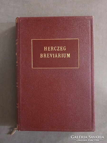 Herczeg Ferenc - Breviárium - Singer és Wolfner kiadása, 1932 - DEDIKÁLT