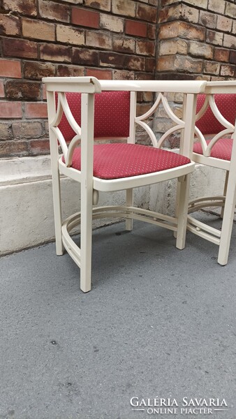 Bécsi szecesszó, kávézó fotelek, karosszékek, Josef Hoffmann style
