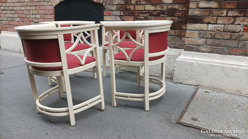Bécsi szecesszó, kávézó fotelek, karosszékek, Josef Hoffmann style