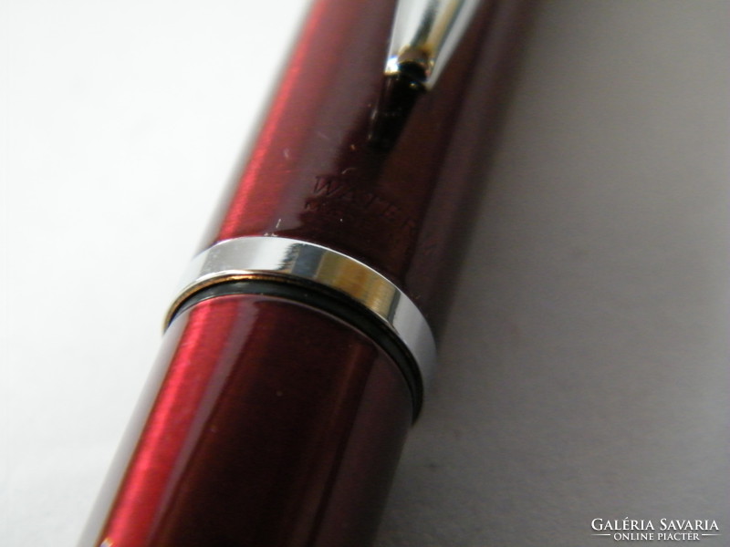 Waterman roller betétes fémtestű, szép metál fényű toll