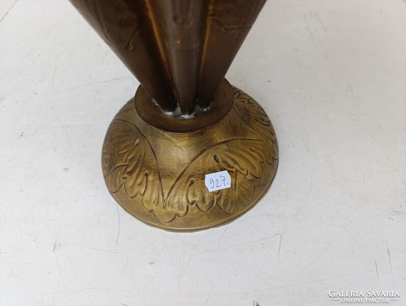 Antik esernyőtartó esernyő alakú domborított sárgaréz sétapálca sétabot tartó 927 3098