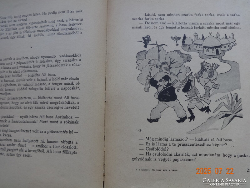 Majtényi György: ALI BASA MEG A KACSA - antik mesekönyv Iser József rajzaival (1934)