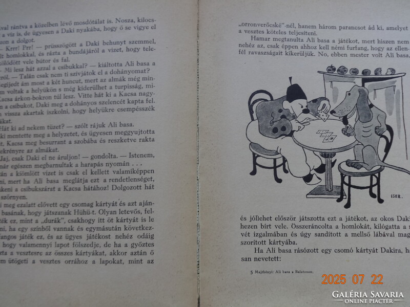Majtényi György: ALI BASA MEG A KACSA - antik mesekönyv Iser József rajzaival (1934)