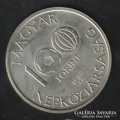 100 Forint 1985 Labdarugó Világbajnokság Mexikó 1986 ( 2 )