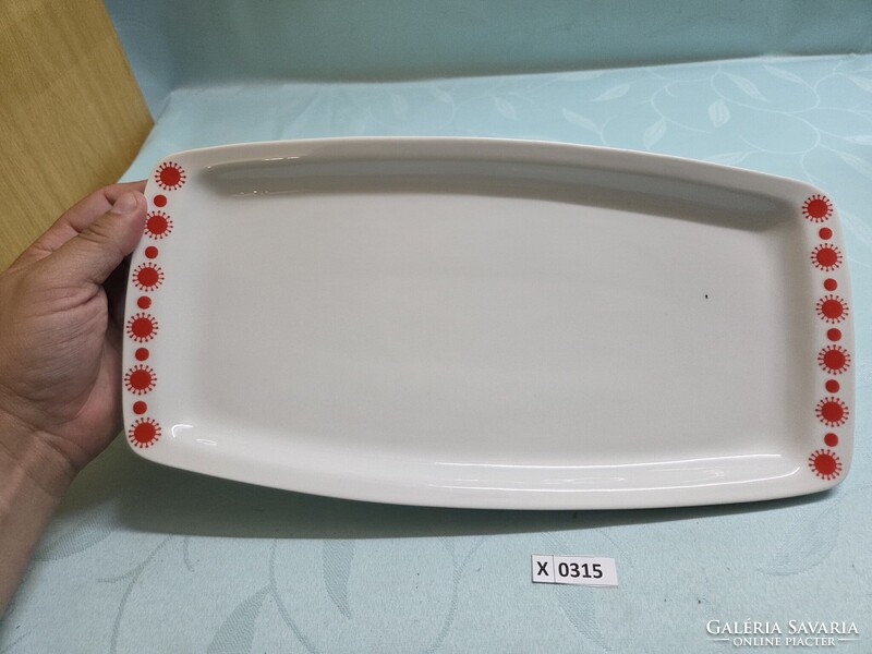 X0315 Alföldi Centrum varia / Covid / Napocska mintás tál 36x19 cm