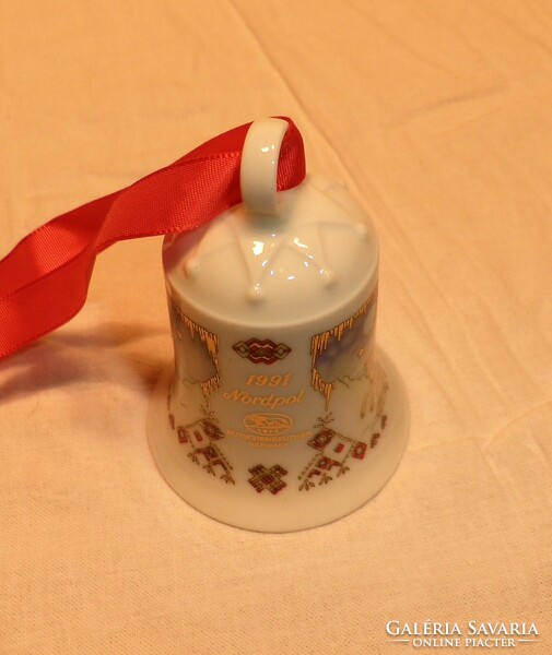 Hutschenreuther porcelán karácsonyi csengő 1991