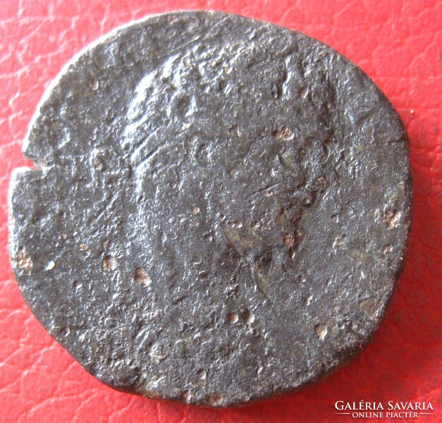 Római bronz HADRIAN SESTERTIUS Ülő alakos hátlap 19 gr/26 mm (L30)