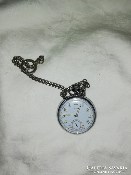 Zitura Új zsebóra lánccal    M