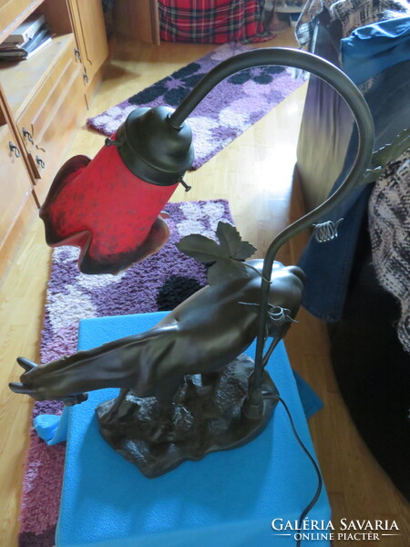 60 cm magas  állólámpa, lóval